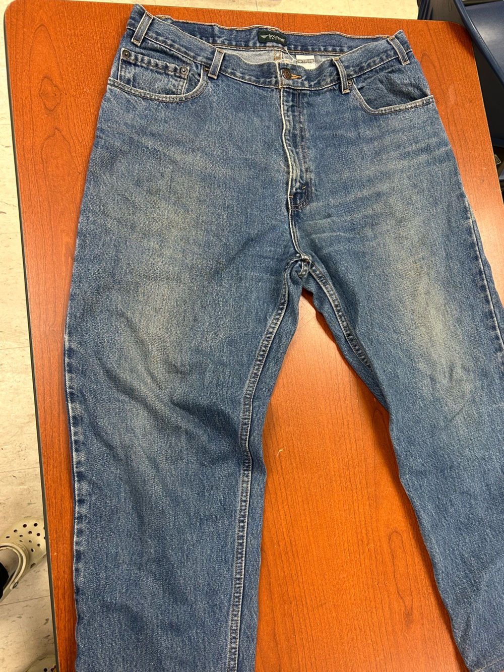 Classic Vintage Blue Denim Mom Jeans